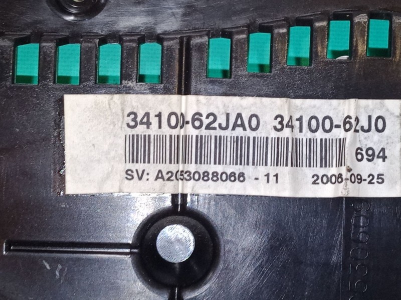 Recambio de cuadro instrumentos para suzuki swift iii (mz, ez) 1.3 (rs 413) referencia OEM IAM 3410062JA0  