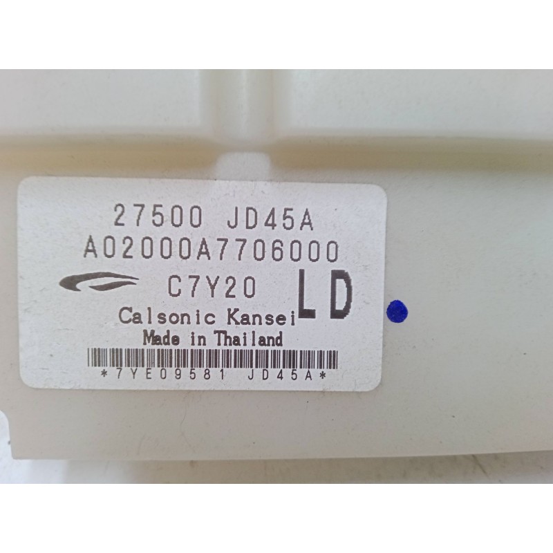 Recambio de mando climatizador para nissan qashqai / qashqai +2 i (j10, nj10, jj10e) 1.5 dci referencia OEM IAM 27500JD45A  