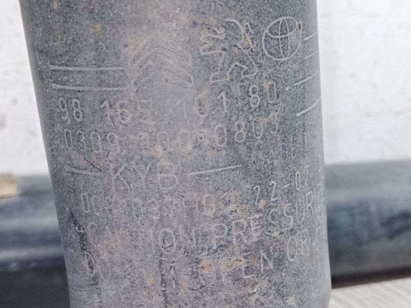 Recambio de amortiguador trasero para fiat scudo furgoneta 1.5 multijet 120 (506) referencia OEM IAM 9816510180  03091000803