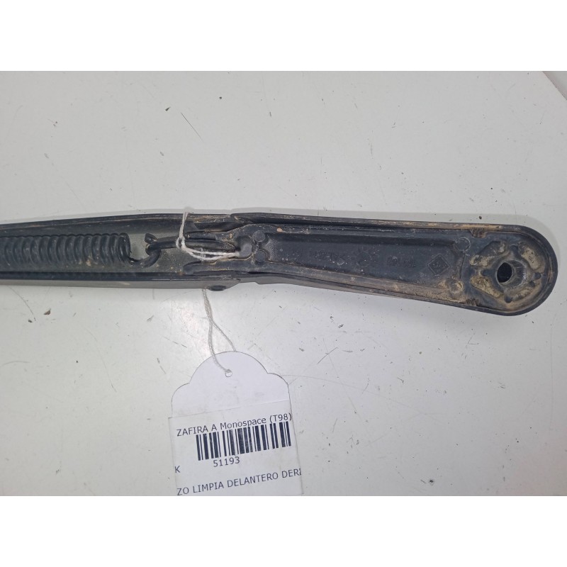 Recambio de brazo limpia delantero derecho para opel zafira a monospace (t98) 1.6 16v (f75) referencia OEM IAM   
