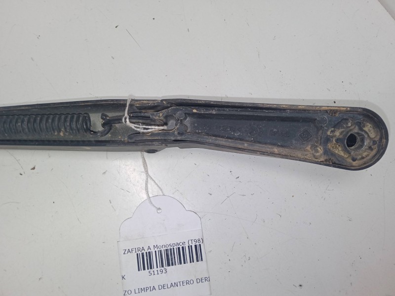 Recambio de brazo limpia delantero derecho para opel zafira a monospace (t98) 1.6 16v (f75) referencia OEM IAM   