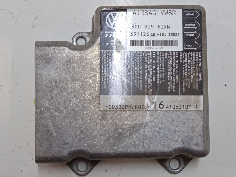 Recambio de centralita airbag para volkswagen passat b6 variant (3c5) 2.0 tdi 16v referencia OEM IAM 3C0909605N  