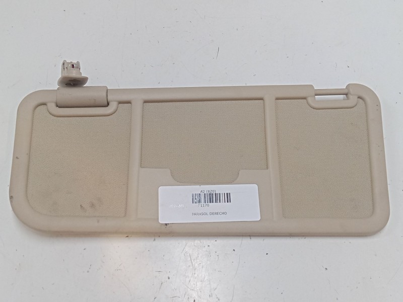 Recambio de parasol derecho para audi a2 (8z0) 1.4 referencia OEM IAM    Recambio de parasol derecho para audi a2 (8z0) 1.4 referencia OEM IAM