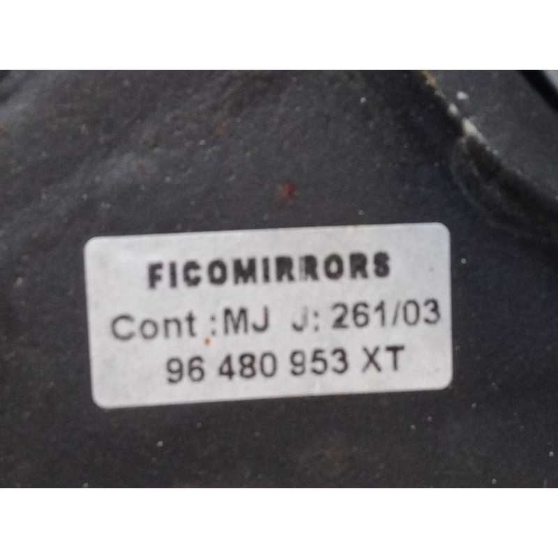 Recambio de retrovisor electrico izquierdo para peugeot 206 hatchback (2a/c) 2.0 hdi 90 referencia OEM IAM 96480953XT  