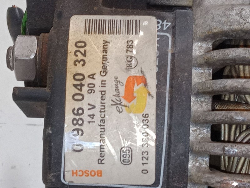 Recambio de alternador para volkswagen polo iii (6n1) 64 1.9 d referencia OEM IAM 0986040320  