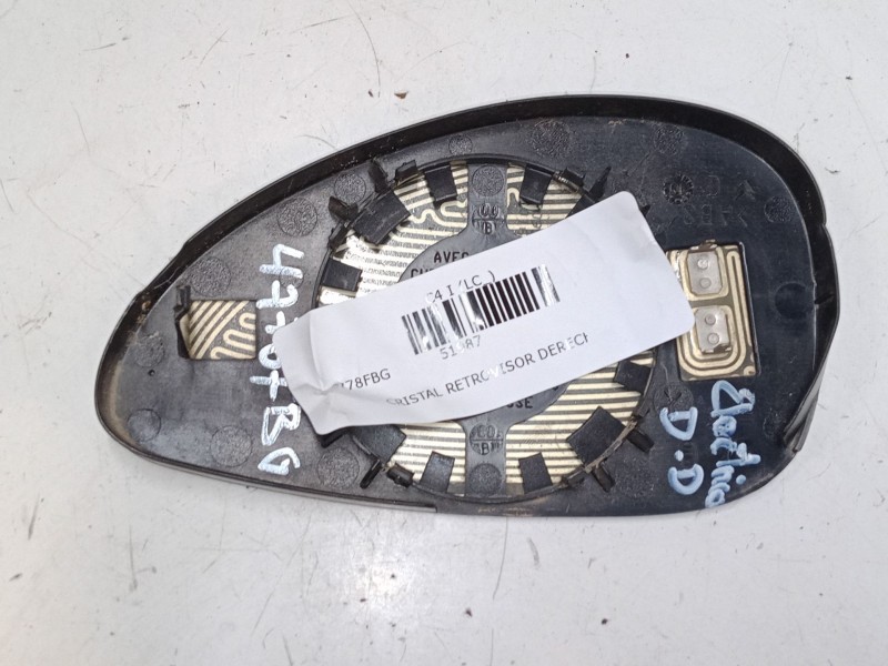 Recambio de cristal retrovisor derecho para citroën c4 i (lc_) 1.6 hdi referencia OEM IAM   