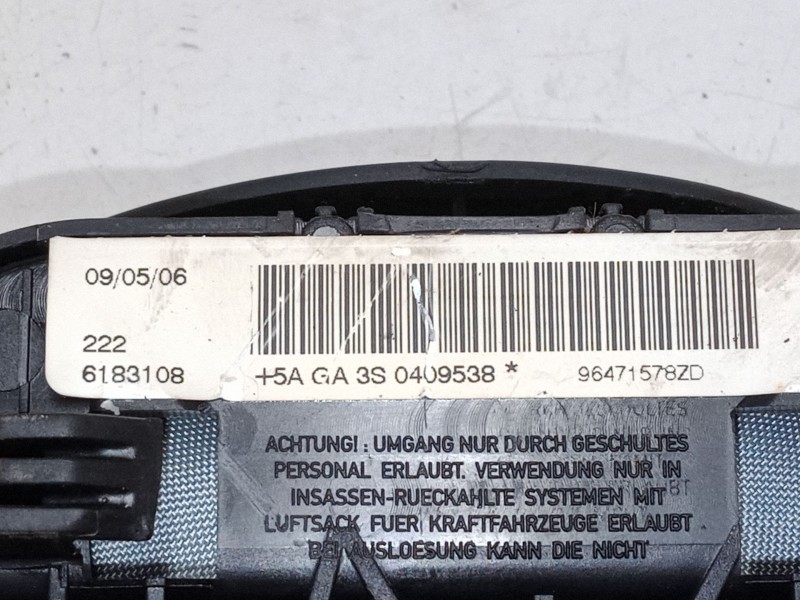 Recambio de airbag volante para citroën c4 i (lc_) 1.6 hdi referencia OEM IAM 96471578ZD  