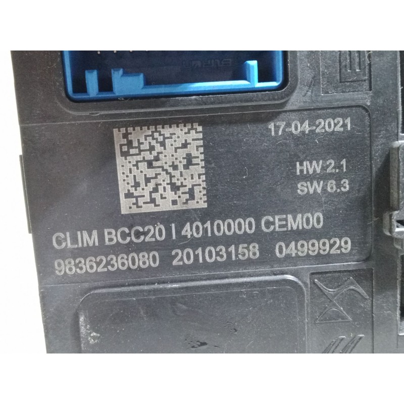 Recambio de modulo electronico para opel corsa f (p2jo) 1.2 (68) referencia OEM IAM 9836236080  