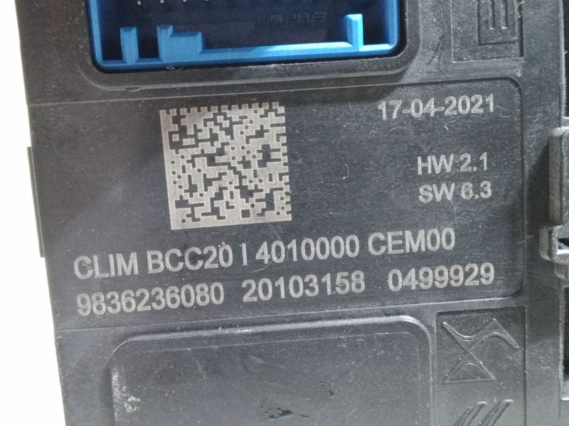 Recambio de modulo electronico para opel corsa f (p2jo) 1.2 (68) referencia OEM IAM 9836236080  