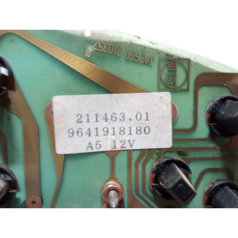 Recambio de cuadro instrumentos para citroën c15 furgoneta/monovolumen (vd_) 1.9 d referencia OEM IAM 211463.01 9641918180 