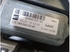 Recambio de elevalunas electrico trasero izquierdo para seat leon (1p1) 1.9 tdi referencia OEM IAM 1K0959703AF   2