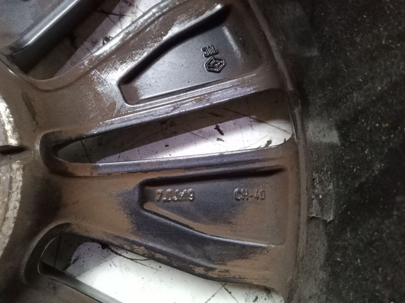 Recambio de llanta aluminio 19´´ para renault kadjar (ha_, hl_) 1.5 dci 110 (hla3) referencia OEM IAM   