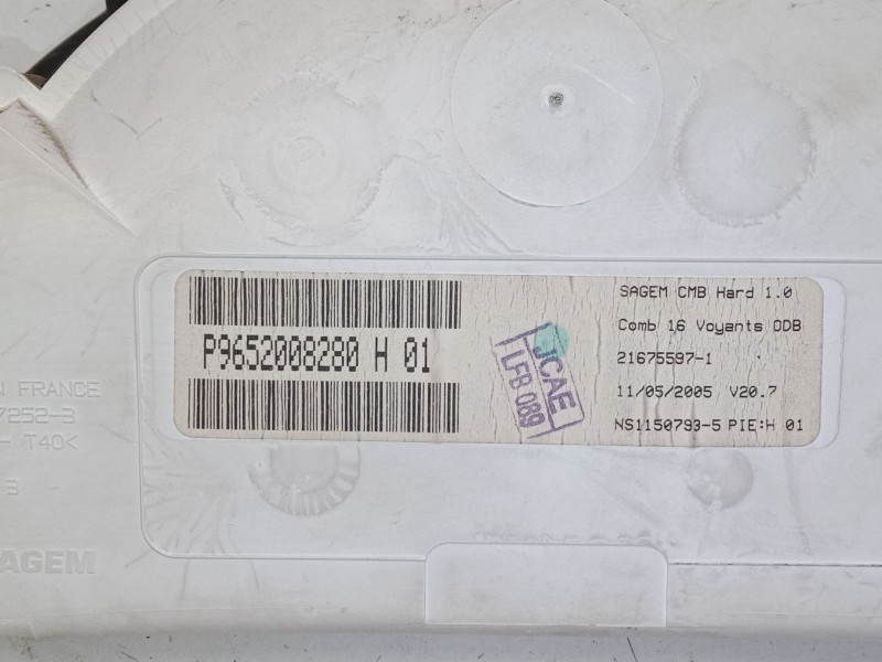 Recambio de cuadro instrumentos para citroën c3 i (fc_, fn_) 1.4 hdi referencia OEM IAM P9652008280H01  