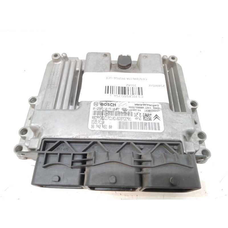 Recambio de centralita motor uce para citroën c3 picasso (sh_) 1.6 hdi referencia OEM IAM   