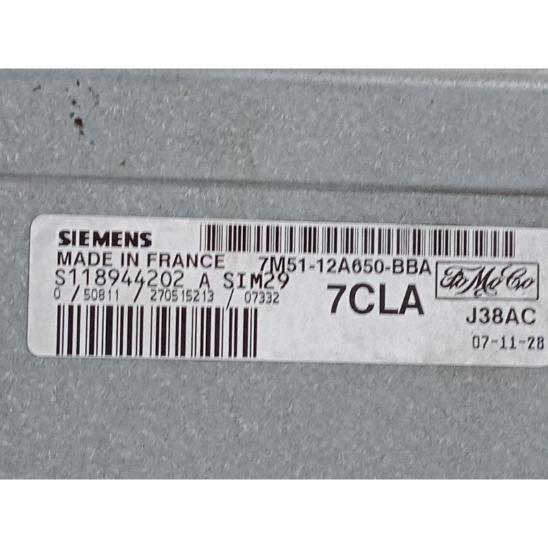 Recambio de centralita motor uce para ford c-max (dm2) 1.6 referencia OEM IAM S118944202A  7M5112A650BBA