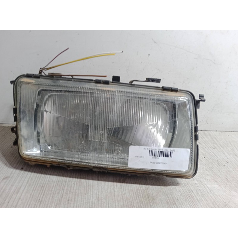 Recambio de faro derecho para audi 80 b3 sedán (893, 894, 8a2) 1.6 referencia OEM IAM   