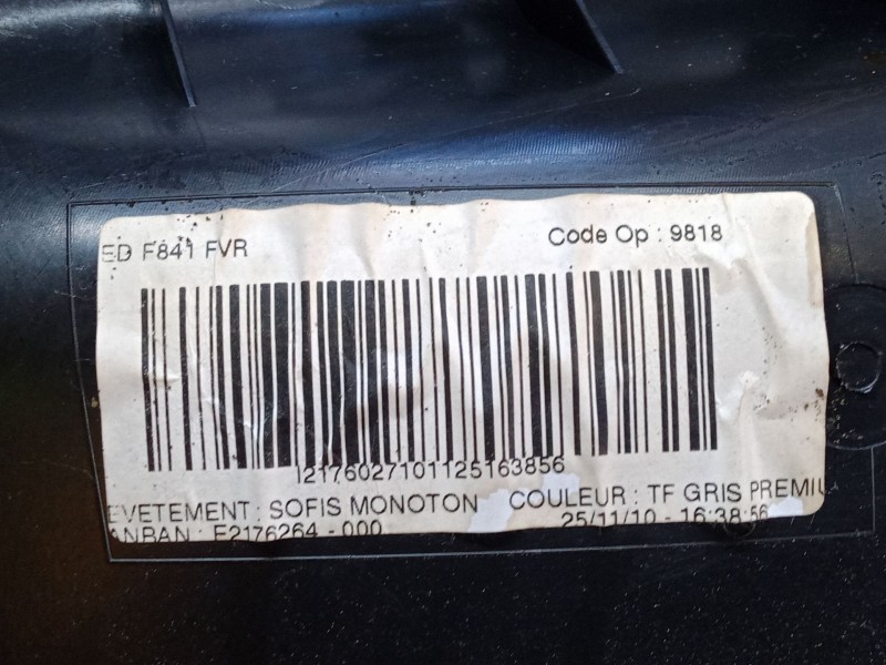 Recambio de guarnecido puerta delantera izquierda para peugeot 207/207+ (wa_, wc_) 1.6 16v vti referencia OEM IAM   