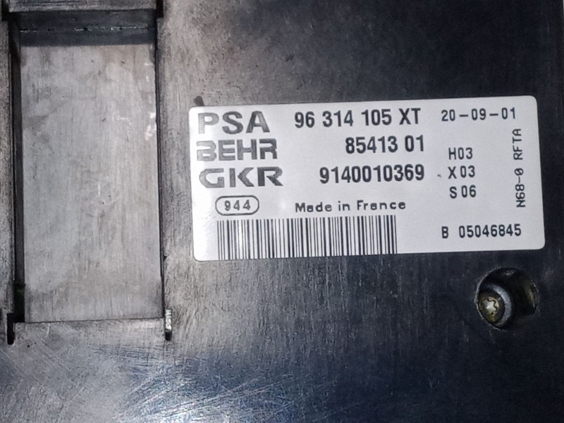 Recambio de mando climatizador para citroën xsara picasso (n68) 2.0 hdi referencia OEM IAM 96314105XT  