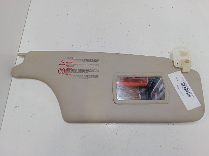 Recambio de parasol derecho para renault modus / grand modus (f/jp0_) 1.2 (jp0c, jp0k, fp0c, fp0k, fp0p, jp0p, jp0t) referencia 