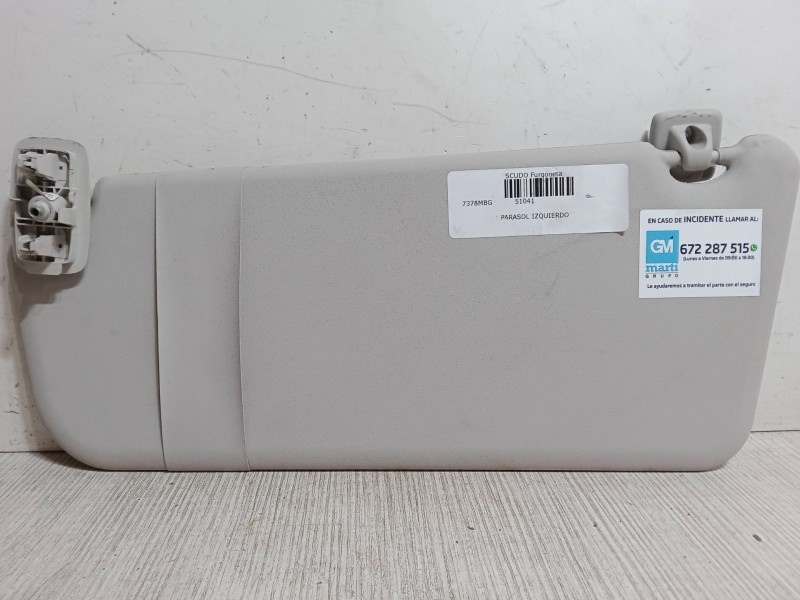 Recambio de parasol izquierdo para fiat scudo furgoneta 1.5 multijet 120 (506) referencia OEM IAM   