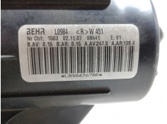 Recambio de motor calefaccion para smart fortwo cabrio (451) 0.8 cdi (451.400) referencia OEM IAM L0984  