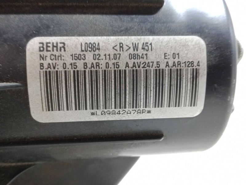 Recambio de motor calefaccion para smart fortwo cabrio (451) 0.8 cdi (451.400) referencia OEM IAM L0984  