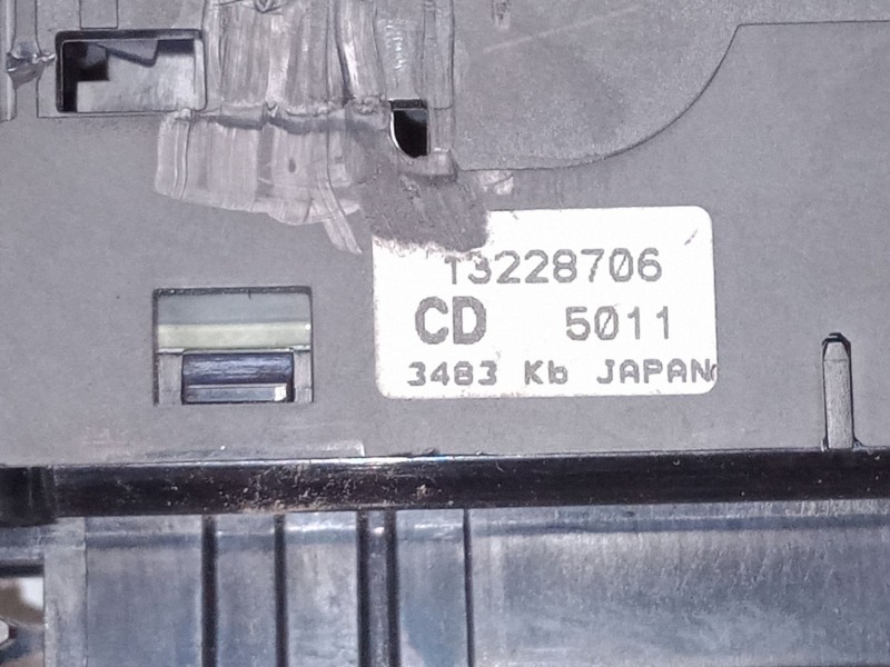 Recambio de mando elevalunas delantero izquierdo para opel zafira b furgoneta/monovolumen (a05) 1.9 cdti van (m75) referencia OE