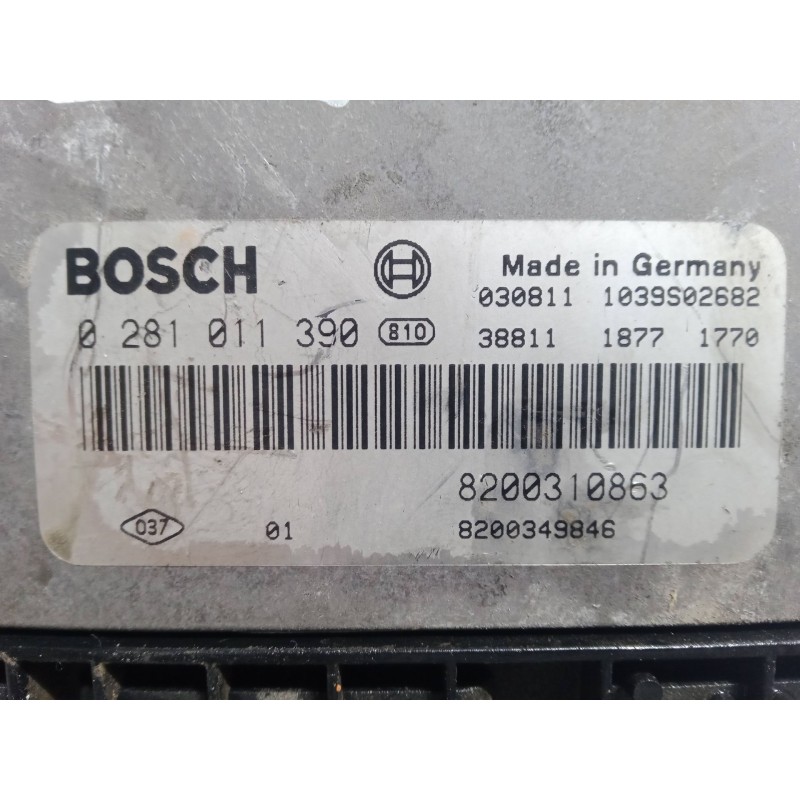 Recambio de centralita motor uce para renault scénic ii (jm0/1_) 1.9 dci (jm0g, jm12, jm1g, jm2c) referencia OEM IAM   