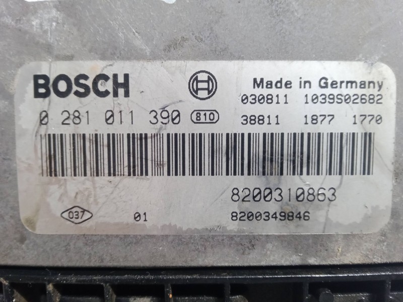 Recambio de centralita motor uce para renault scénic ii (jm0/1_) 1.9 dci (jm0g, jm12, jm1g, jm2c) referencia OEM IAM   