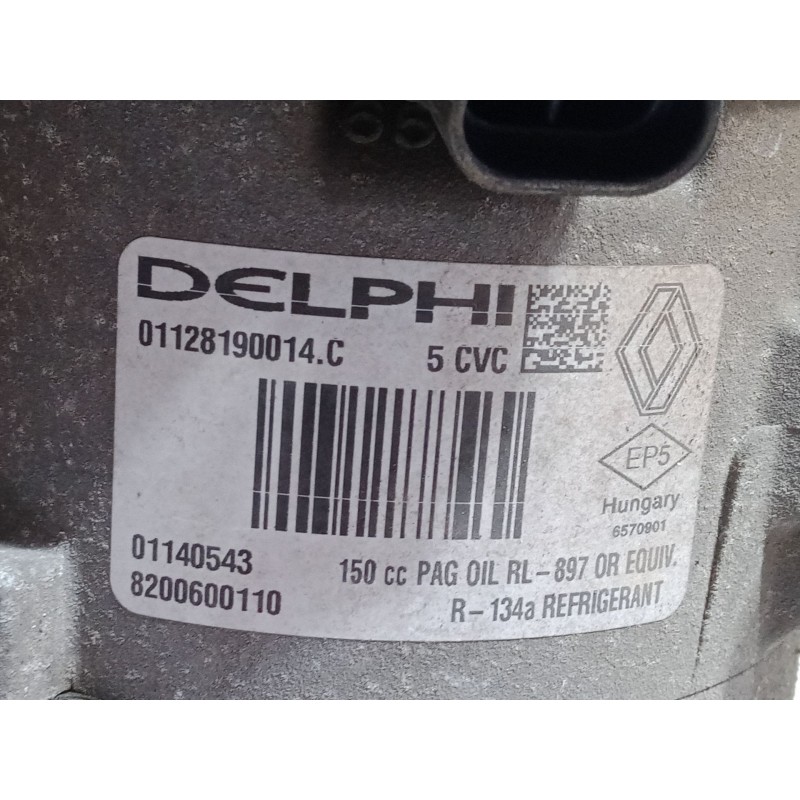 Recambio de compresor a/a para renault megane ii station wagon (km0/1_) 1.5 dci (km16, km1e) referencia OEM IAM 8200600110  