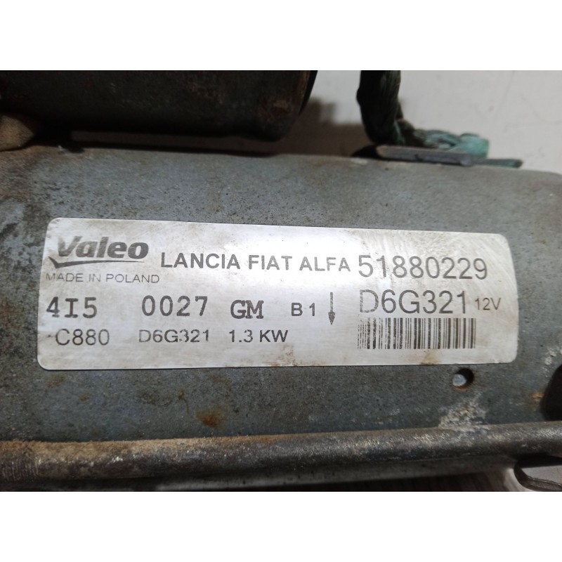 Recambio de motor arranque para fiat qubo (225_) 1.3 d multijet (225axg1a, 225cxg1a, 225axg11, 225cxg11) referencia OEM IAM 5188