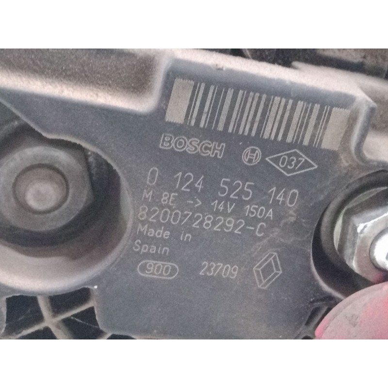 Recambio de alternador para nissan qashqai / qashqai +2 i (j10, nj10, jj10e) 1.5 dci referencia OEM IAM 0124525140  