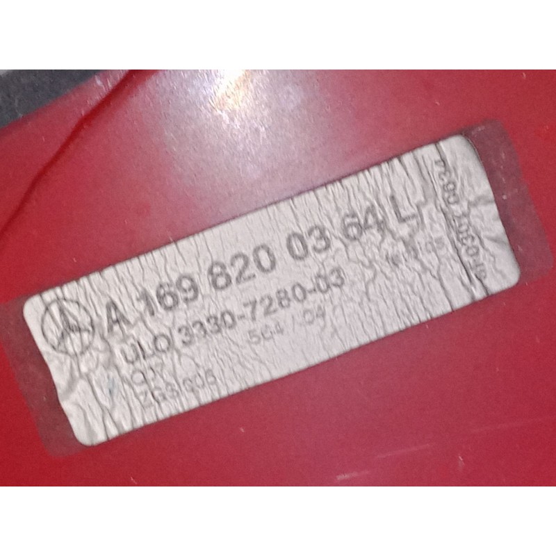 Recambio de piloto trasero izquierdo para mercedes-benz clase a (w169) a 180 cdi (169.007, 169.307) referencia OEM IAM 169820036