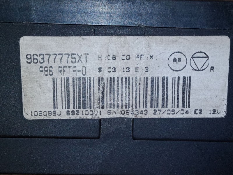 Recambio de mando climatizador para citroën c3 i (fc_, fn_) 1.4 hdi referencia OEM IAM   