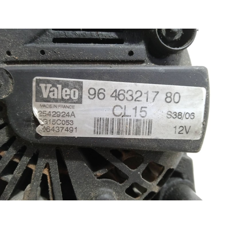 Recambio de alternador para peugeot 207/207+ (wa_, wc_) 1.6 hdi referencia OEM IAM 9646321780  