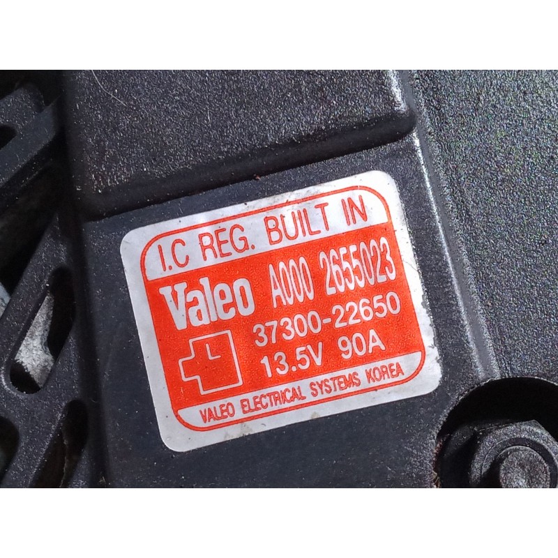 Recambio de alternador para hyundai tucson (jm) 2.0 referencia OEM IAM   