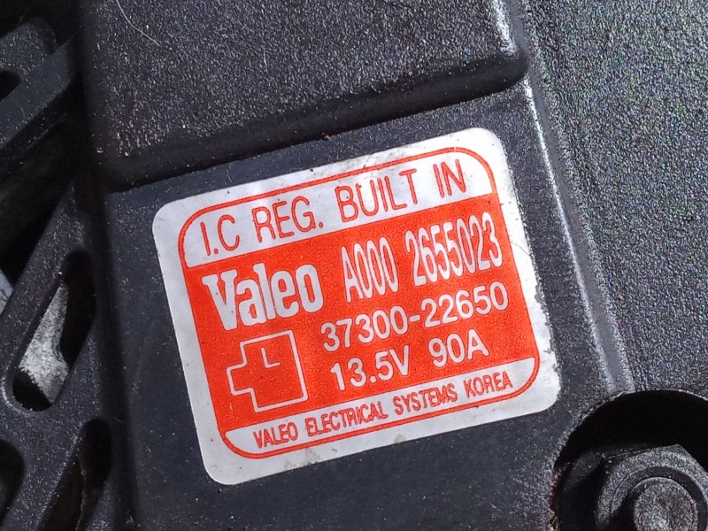 Recambio de alternador para hyundai tucson (jm) 2.0 referencia OEM IAM   