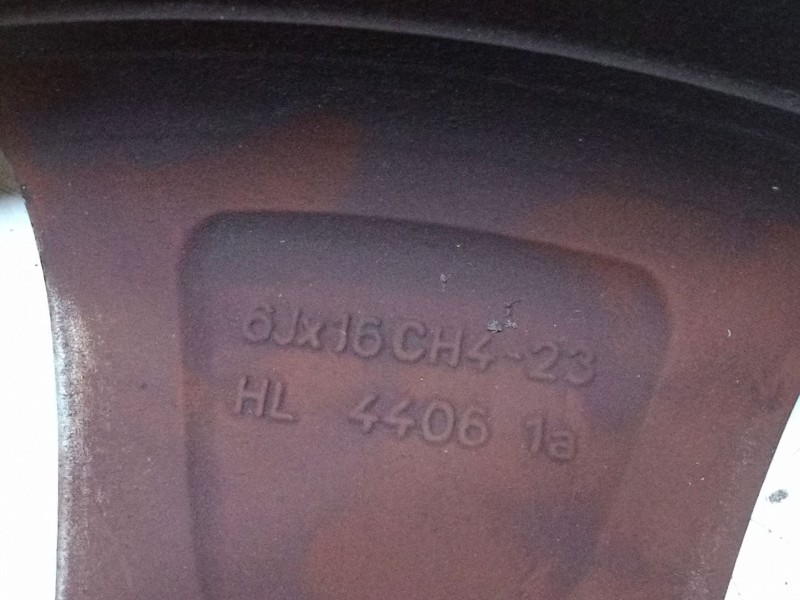 Recambio de llanta aluminio 16´´ para citroën c3 picasso (sh_) 1.6 hdi referencia OEM IAM   