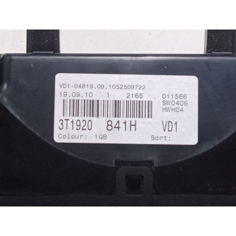Recambio de cuadro instrumentos para skoda superb ii station wagon (3t5) 2.0 tdi 16v referencia OEM IAM 3T1920841H  