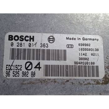 CENTRALITA MOTOR UCE 9652590280 0281011363 9640938180