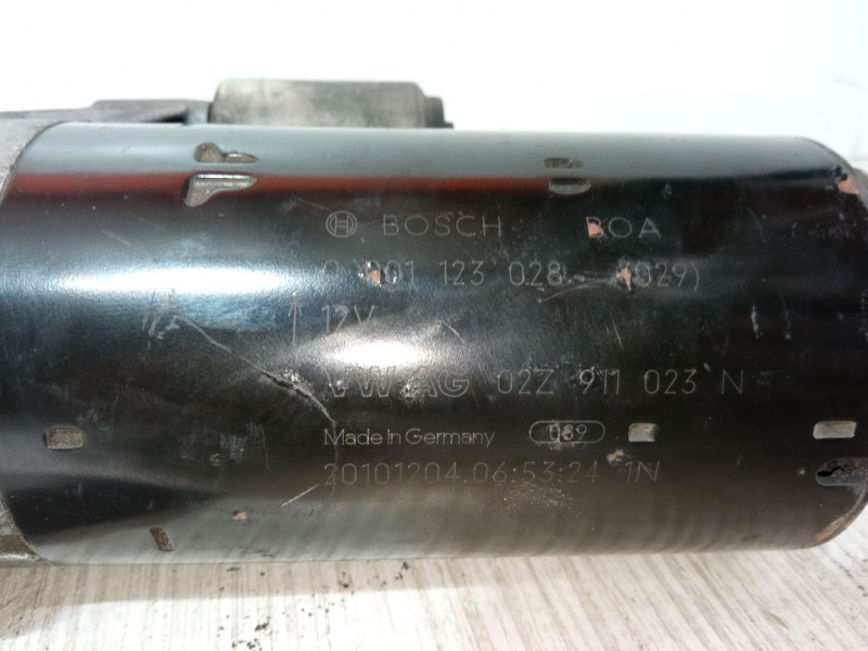 Recambio de motor arranque para seat ibiza iv (6j5, 6p1) 1.6 tdi referencia OEM IAM 02Z911023N  0001123028