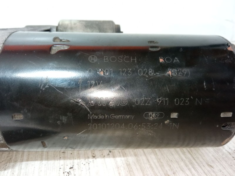 Recambio de motor arranque para seat ibiza iv (6j5, 6p1) 1.6 tdi referencia OEM IAM 02Z911023N  0001123028