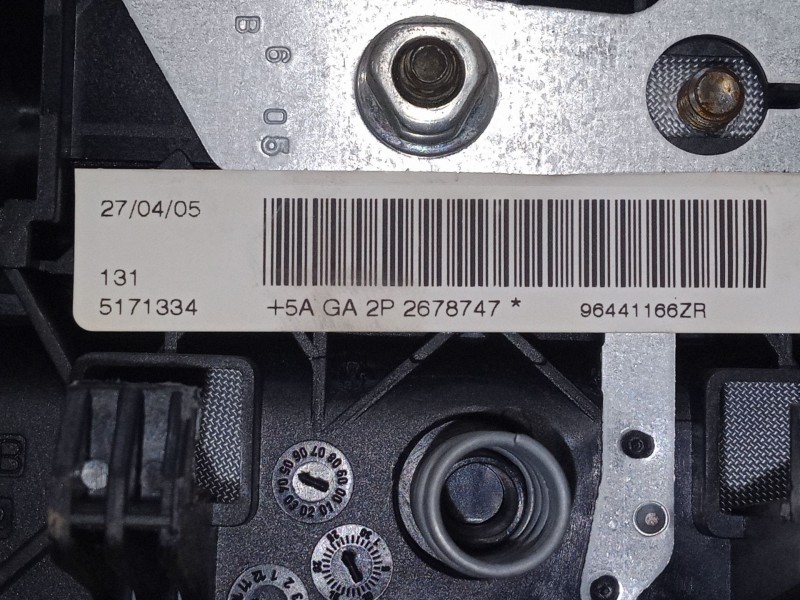 Recambio de airbag volante para peugeot 206 hatchback (2a/c) 1.4 hdi eco 70 referencia OEM IAM 96441166ZR  