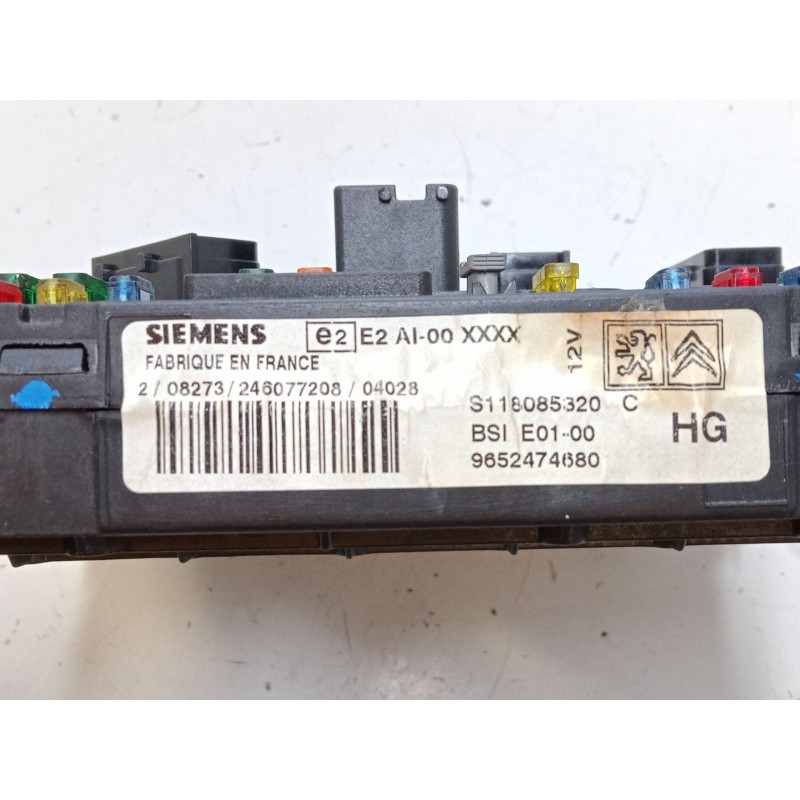 Recambio de bsi para citroën xsara picasso (n68) 1.6 hdi referencia OEM IAM 9652474680 S118085320C BSI E01-00 HG