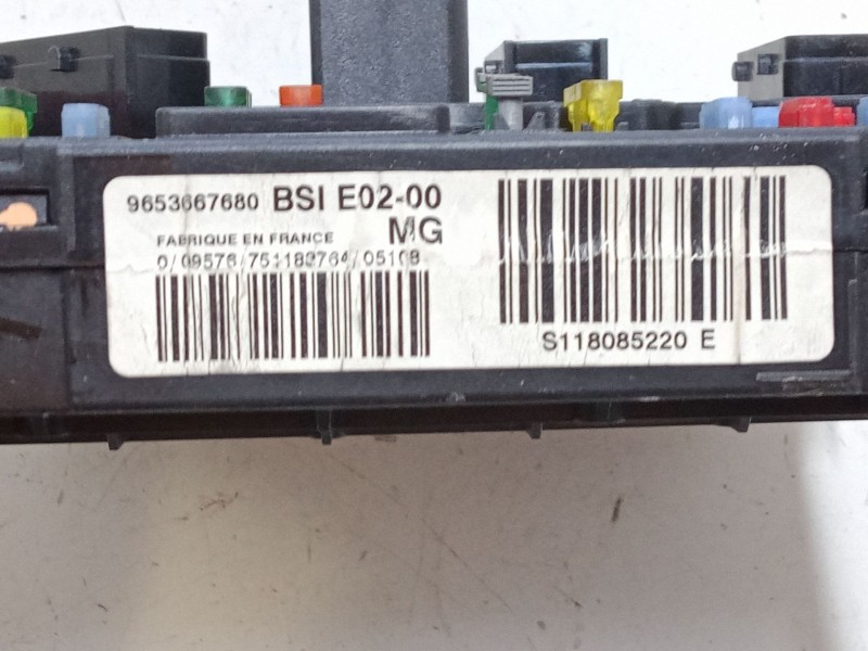 Recambio de bsi para peugeot 206 hatchback (2a/c) 1.4 hdi eco 70 referencia OEM IAM 9653667680 BSI E02-00 MG S118085220E