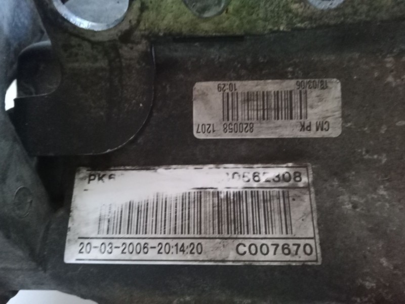 Recambio de caja de cambios manual 6 velocidades para renault espace iv (jk0/1_) 2.2 dci (jk0h) referencia OEM IAM 8200581207  