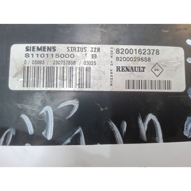 Recambio de centralita motor uce para renault clio ii (bb_, cb_) 1.2 (bb0a, bb0f, bb10, bb1k, bb28, bb2d, bb2h, cb0a,... referen