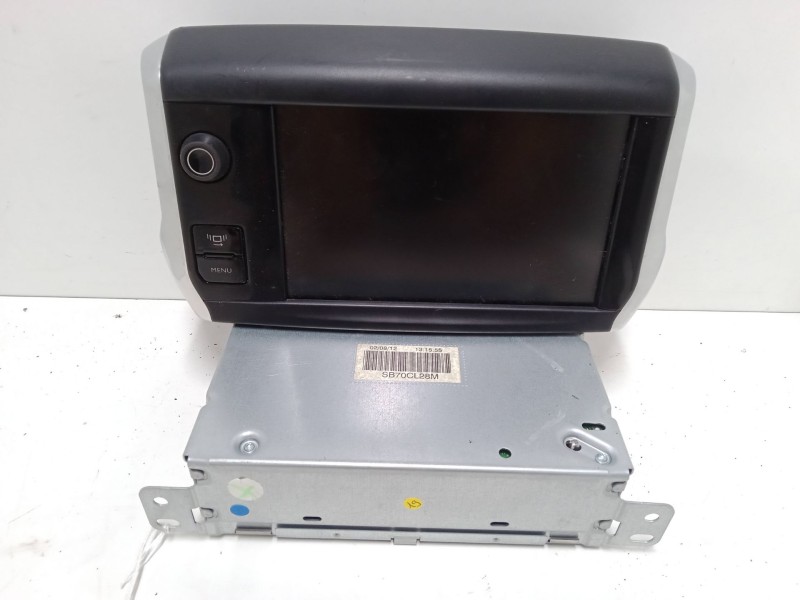 Recambio de pantalla multifuncion para peugeot 208 i (ca_, cc_) 1.4 hdi referencia OEM IAM 9801840680  