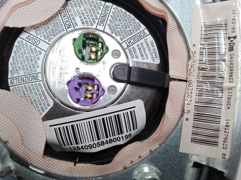 Recambio de airbag volante para citroën c8 (ea_, eb_) 2.0 hdi 135 referencia OEM IAM 14012796ZD  