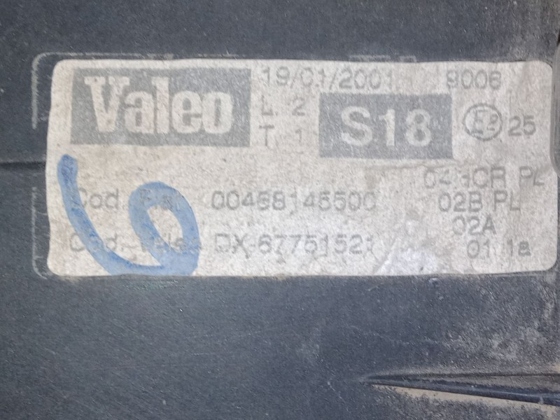 Recambio de faro derecho para fiat punto (188_) 1.2 16v 80 (188.233, .235, .253, .255, .333, .353, .639,... referencia OEM IAM  